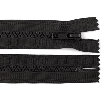 Prima-obchod Zip kostěný No 5 délka 14 cm černý, barva Černá