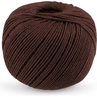 Bavlněná příze macrame Ø2 mm rozčesávací Varianta: 15 hnědá, Balení: 1 ks 59025/151191/272323