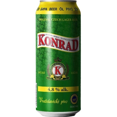Konrad světlá 11° 0,5 l (plech)