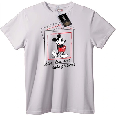 NOONEBRAND Тениска Mickey Mouse Винтидж - XS, Black