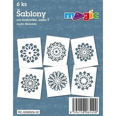 Magic papírové šablony na malování MANDALY