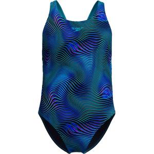 Speedo Цял бански girls a/o print leaderback 1pc