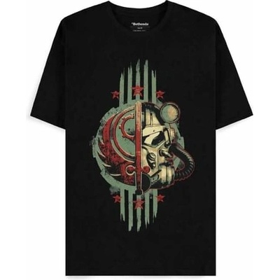 imago tričko Fallout Brotherhood Crest černá