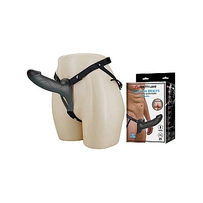 Pretty Love Landon Harness Briefs Black dutý připínací penis