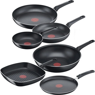 Tefal Simple Cook klasická 28 24 20 cm wok 28 cm grilovacia 26 cm a palacinková