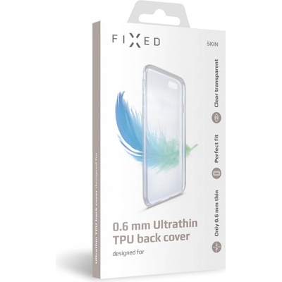 FIXED Ultratenké TPU gelové pouzdro Skin pro Apple iPhone 12 Pro Max, 0,6 mm, čiré FIXTCS-560
