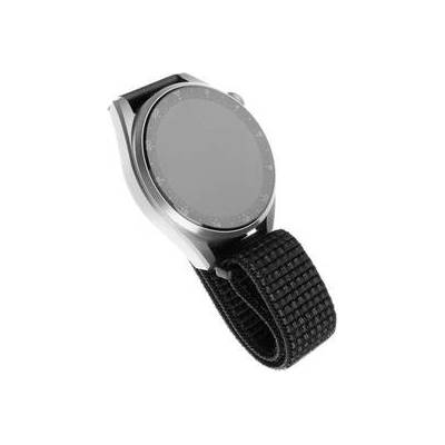 FIXED Nylon Strap s šířkou 20mm pro smartwatch, reflexní čierny FIXNST-20MM-REBK