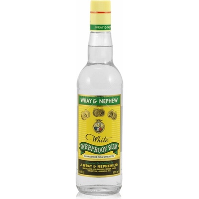 Wray&Nephew Overproof White Rum 63% 0,7 l (čistá fľaša)