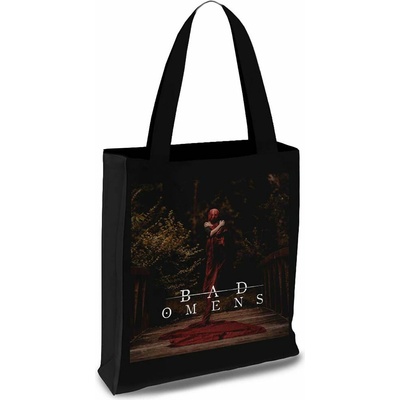 RukaHore Taška Bad Omens Tote Bag: Self Titled Cover Black Čierna
