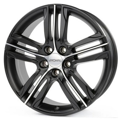 Ronal R57 7,5x18 5x100 ET35 black polished
