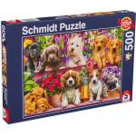 Schmidt Spiele Пъзел Schmidt от 500 части - Сладки кученца (58973) - baby