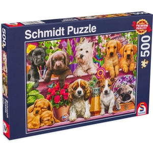 Schmidt Spiele Пъзел Schmidt от 500 части - Сладки кученца (58973) - baby
