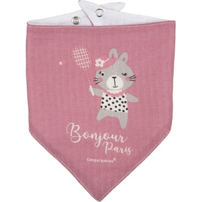 Canpol babies Mušelínový slintáček Canpol Bonjour Paris 2 ks – Sleviste.cz