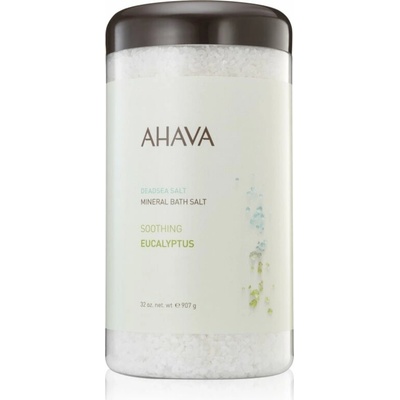 AHAVA Dead Sea Salt Soothing Eucalyptus minerální sůl do koupele 907 g