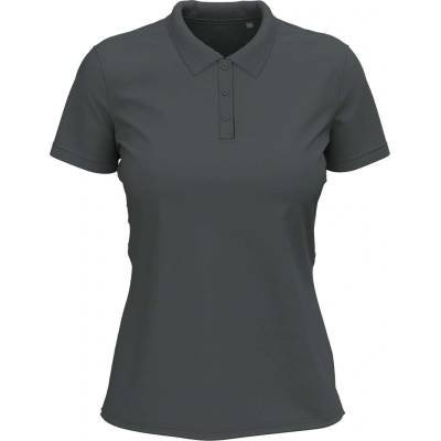 Stedman stretch polo st9740 / Дамска еластична поло тениска - шистово сиво m (st9740slgm)