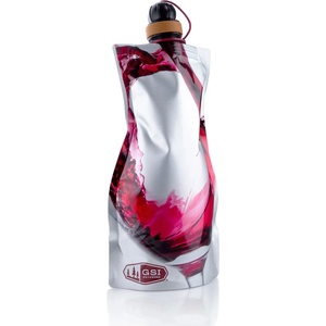 GSI Outdoors Soft Sided Wine Carafe 750 ml Цвят: червен