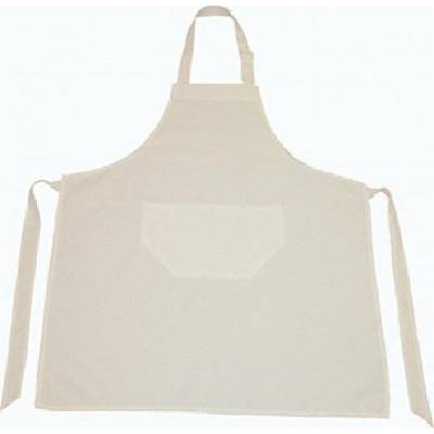 Printwear Bavlněná pracovní zástěra s nastavitelným výstřihem Bílá NT5220