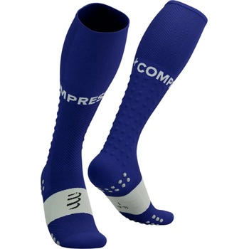 Compressport Podkolienky Full Socks Run Dazz Blue/Sugar