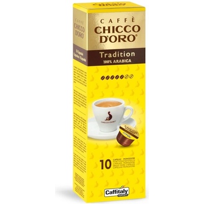 Chicco D´Oro Tradition 100% Arabika kapsle do Tchibo Cafissimo a Caffitaly 10 ks