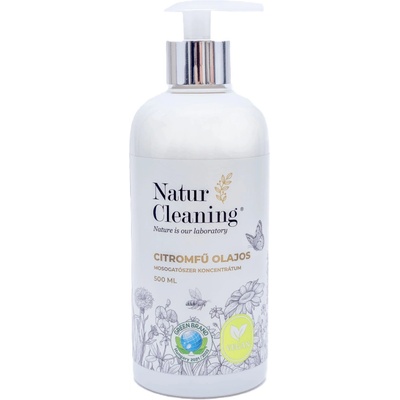 Natur Cleaning Hypoalergenní koncentrát na mytí nádobí s olejem z citrónové trávy 500 ml