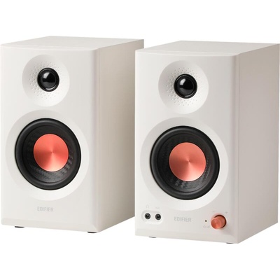 Колонка Edifier MR3 Active Studio Monitors, BT V5.4, RCA, AUX, 1-inch Tweeters, 3.5-inch Drivers, 36W (RMS), Tone Control Dials, White - MR3-WH (MR3-WH)