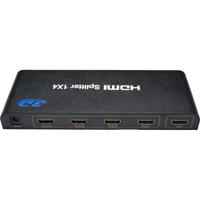 Aten HDMI 1.4a splitter 1-4 portů kovový, 3D, FullHD khsplit4b