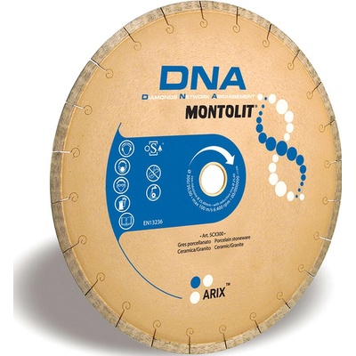 Montolit Diamantový kotúč celoobvodový 350 mm SCX350