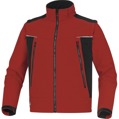 Delta Plus Polar mikiny Softshell Svetre červená/ čierna