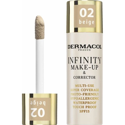 Dermacol Infinity make-up&korektor č.02 beige 20 g – Zboží Dáma