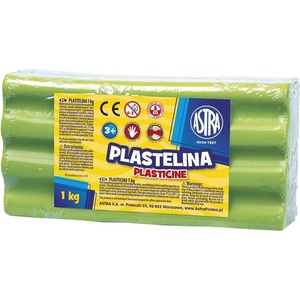 ASTRA Пластилин Astra - 1 kg, светъл сивозелен цвят (AS303111017) - baby