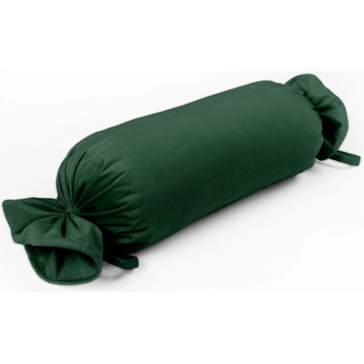 Biante Zamatový vankúš valec bonbon Velvet Prémium SVP-012 Zelený 15x40