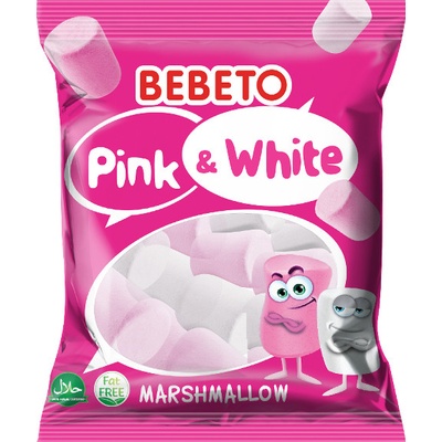 Marshmello bonbóny Pink and White Bebeto 60 g