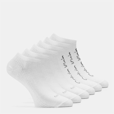 Calvin Klein Чорапи Calvin Klein Women's 6-Pack Trainer Socks - White