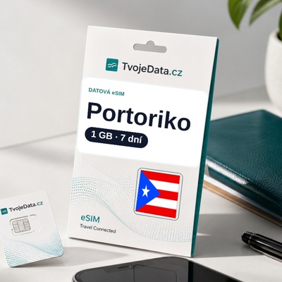 eSIM Portoriko 1 GB / 7 dní