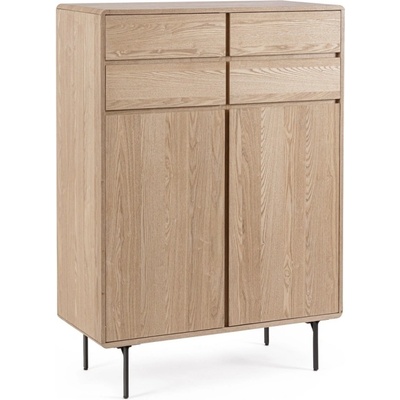 Bizzotto Widald НАТУРАЛЕН ВИСОК ШКАФ 2 ВРАТИ - 4 ЧЕКМЕДЖЕТА (0747111)