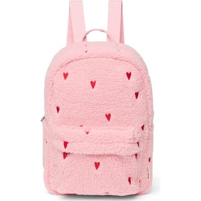 STUDIO NOOS Teddy Midi BACKPACK batôžtek night Pink Hearts