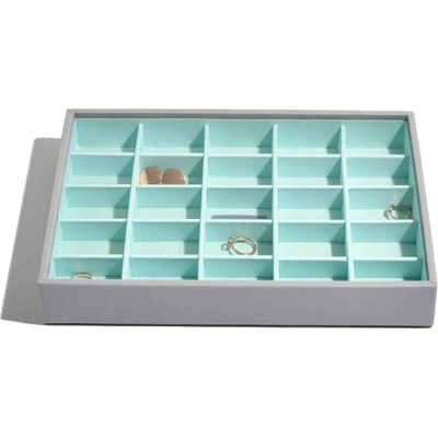 Stackers box na šperky Grey Mint Classic 25 tyrkysová