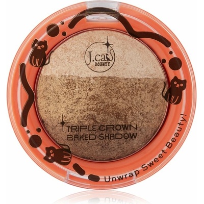J,Cat Beauty Triple Crown dlhotrvajúce očné tiene 108 Baked Alaska 2,5 g