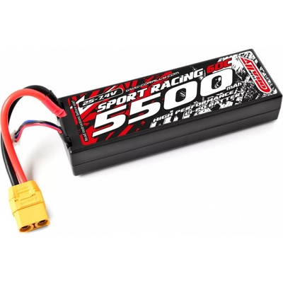 Team Corally Power Racing 50C 5400mAh-7,4V-LiPo Stick Hardcase-XT90