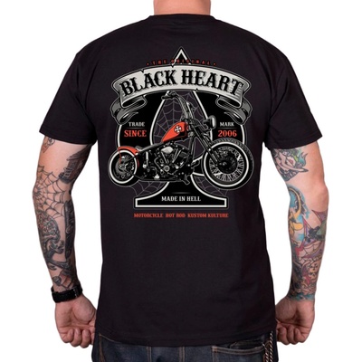 Black Heart Orange Chopper černá