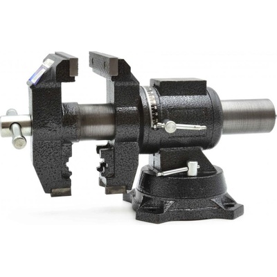 Otočný zverák 125 mm so stupnicou, čeluste rovné a na trubky, GEKO