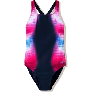 Speedo Дамски бански костюм Speedo Women's Print Medalist Swimsuit - Anthracite - размер 44 (EU) (150-6751-0116)