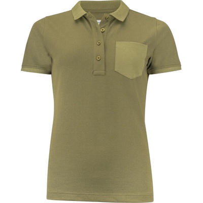 James Harvest Polokošile Pinedale Polo Women těžká bavlna Two Tone krátký rukáv dámská COT62503957000 moss green