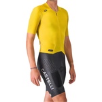 Castelli Мъжки скин за колоездене Castelli Unlimited Speedsuit Cycling skinsuit - Mango Mojito / Black / Ivory - размер XL (002-3809-0115)