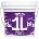Meeden 34.1222 АКРИЛНА боя 22 Oriental Violet 1000 ml 1 бр (34.1222)