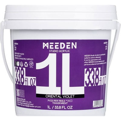 Meeden 34.1222 АКРИЛНА боя 22 Oriental Violet 1000 ml 1 бр (34.1222)