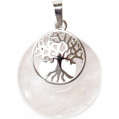 Nefertitis Křišťál kruh přívěsek se Stromem života NF22031