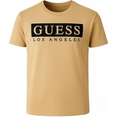 Guess pánské tričko Greg Tee béžové