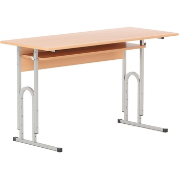 Регулируемо Ученическо Бюро Е-174/pk за Училища - Удобство и Ергономия