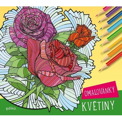 Květiny omalovánky